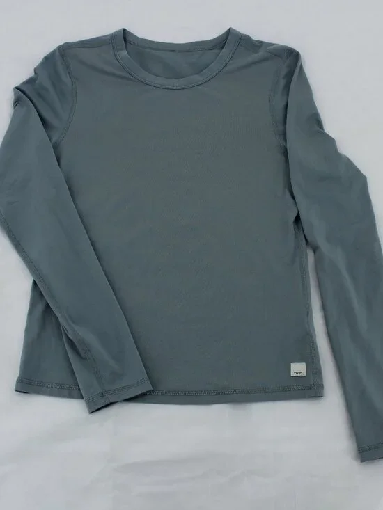 Vuori Women's Long-Sleeve Shirt - Blue-Gray - Premium Activewear - Size S - Picture 1 of 6